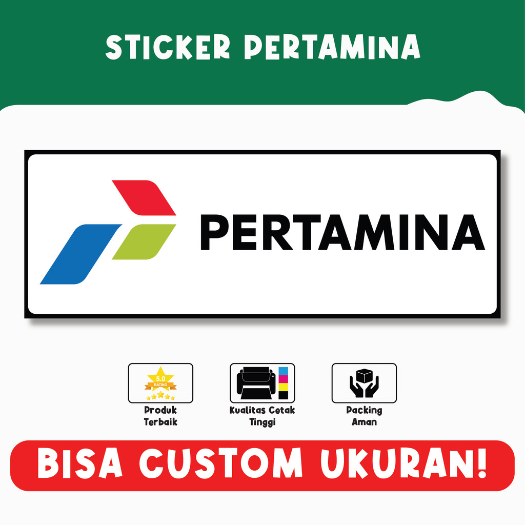

Sticker Pertamina – Penanda Area SPBU, Material Vinyl Tahan Lama, Bisa Custom Ukuran