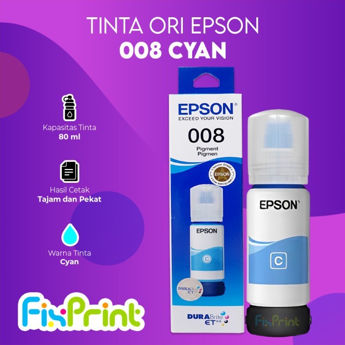 Epson 008 C13T06G Tinta Cartridge Printer L6460 L6490 L15180 L6550