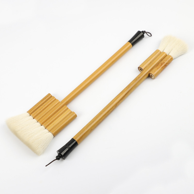 

Chinese Painting Woolen Hair Brush Oil Watercolor Paint Brush Background Painting Joint Brush Large Wide Bamboo Scrubbing Brush