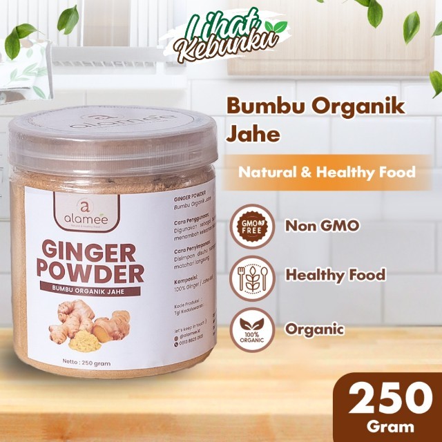 

ALAMEE Bubuk Jahe Putih Bumbu Dapur Instan Ginger Powder Minuman Herbal 250 Gram LIHAT KEBUNKU