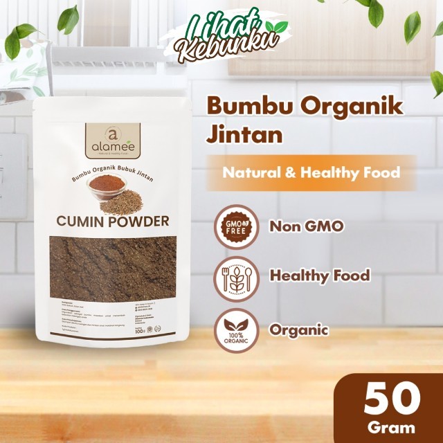 

ALAMEE Jintan Bubuk Cumin Powder Bumbu Dapur Instan Jinten Ground Caraway Rempah Masak 50 Gram LIHAT KEBUNKU