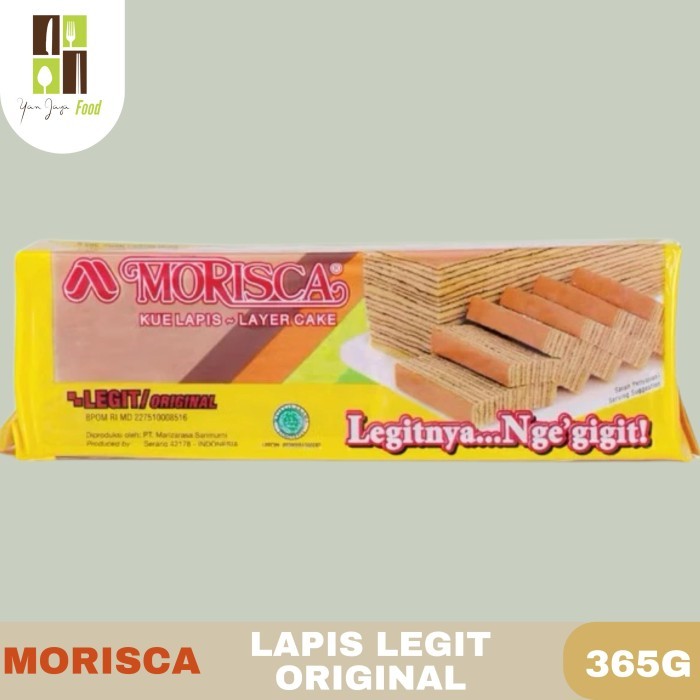 

Morisca Lapis Legit Original / Kue Lapis / Kue / Cake / Pastry 365g