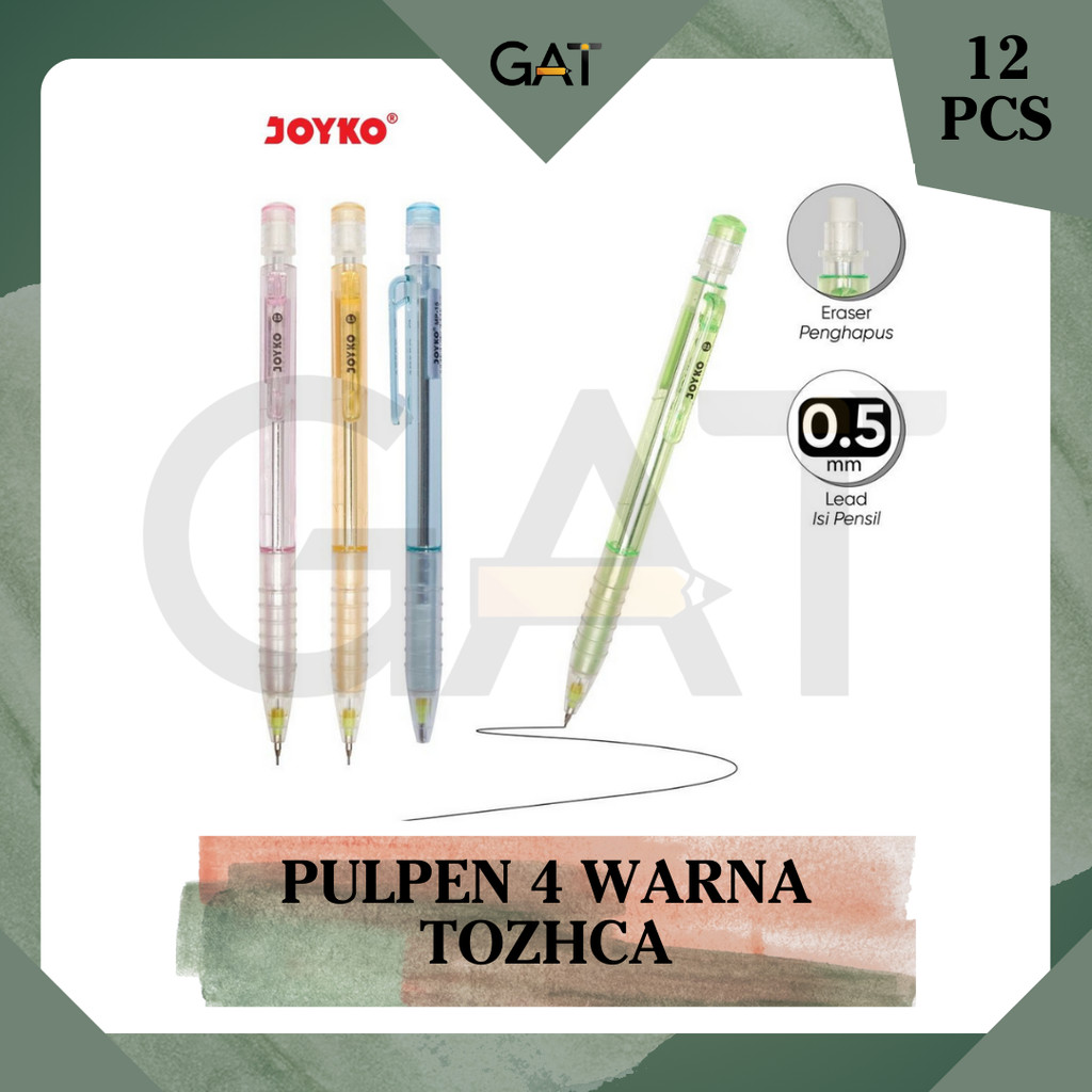 

PENSIL MEKANIK JOYKO MP-15 0.5MM PER PCS SATUAN
