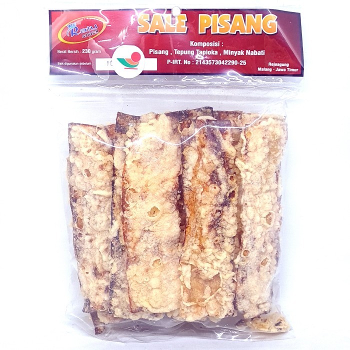 

RATU SALE PISANG 230gr | KRIPIK KERIPIK GORENG KHAS MALANG MANIS ASLI
