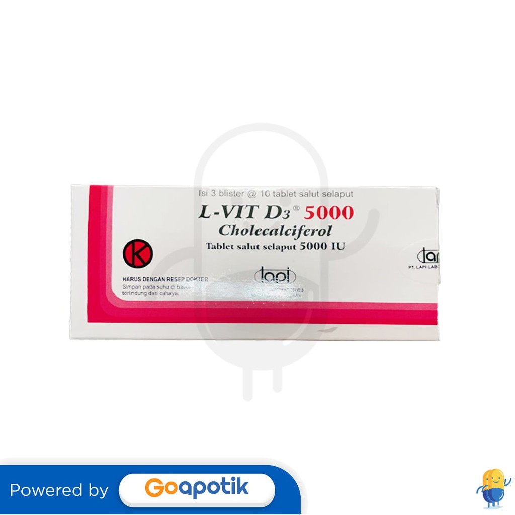L-Vit D3 5000 Box 30 Tablet