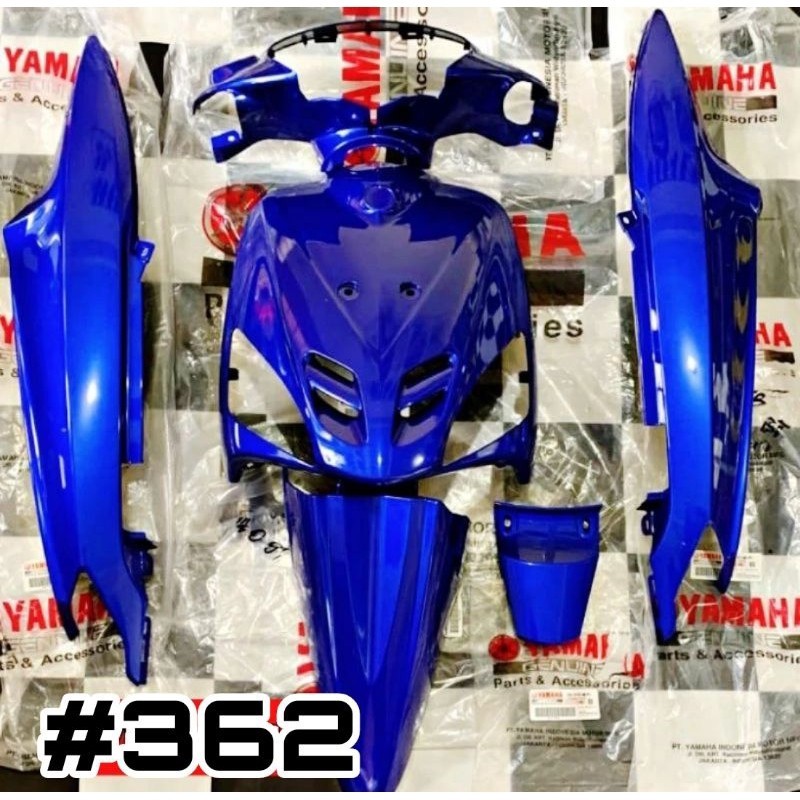 Cover Full Set Body Halus Motor Yamaha Mio Sporty / Mio Smile Biru Tua