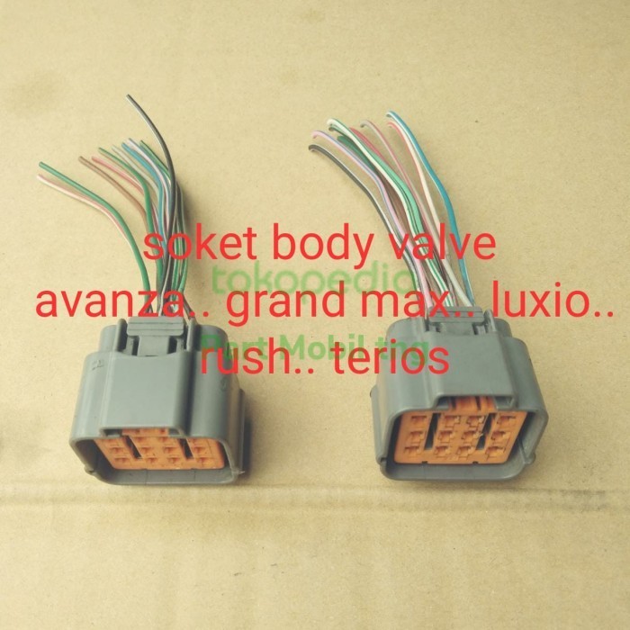 Soket Socet body Valve Rush Avanza Luxio