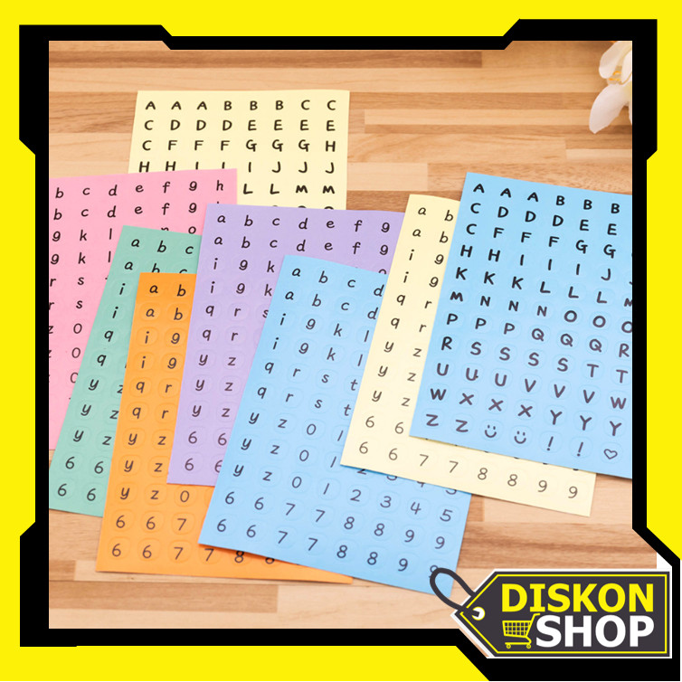 

Diskon Shop - 6217 Maksimalkan Kreativitas dengan Stiker Alphabet Warna Plain