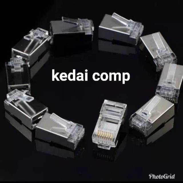 Konektor RJ45 Besi Jack RJ 45 Eceran GROSIR-KOMPUTER