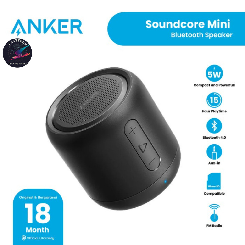 Speaker Bluetooth Anker Soundcore Mini - GARANSI RESMI