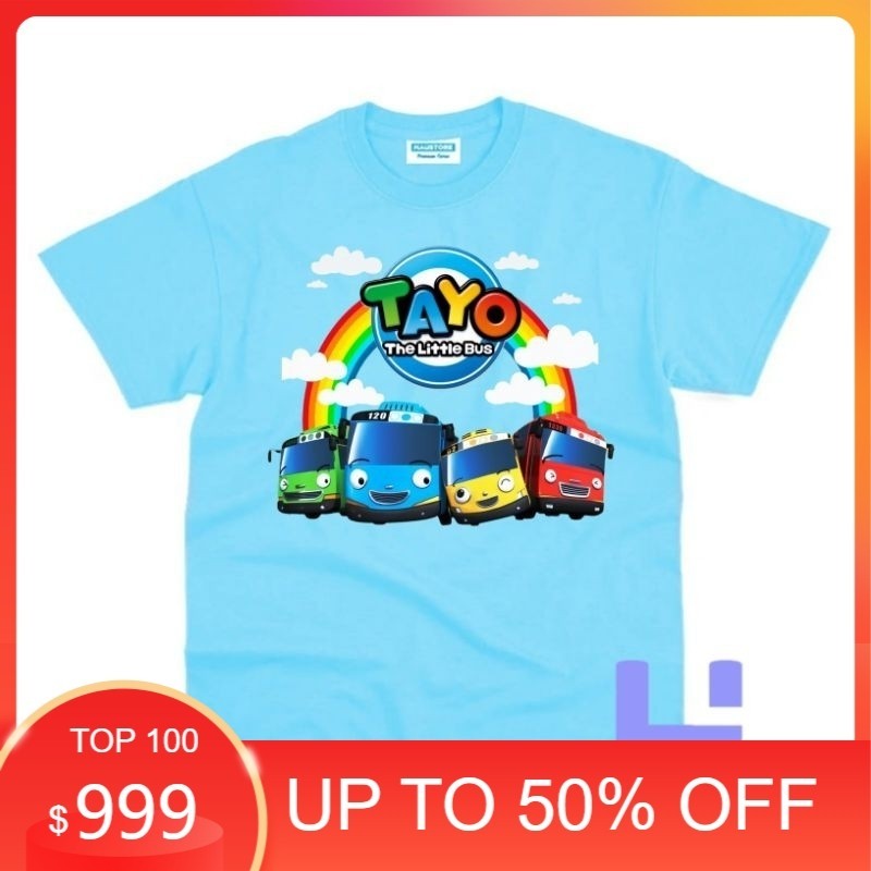 BAJU ANAK KAOS ANAK TAYO THE LITTLE BUS
