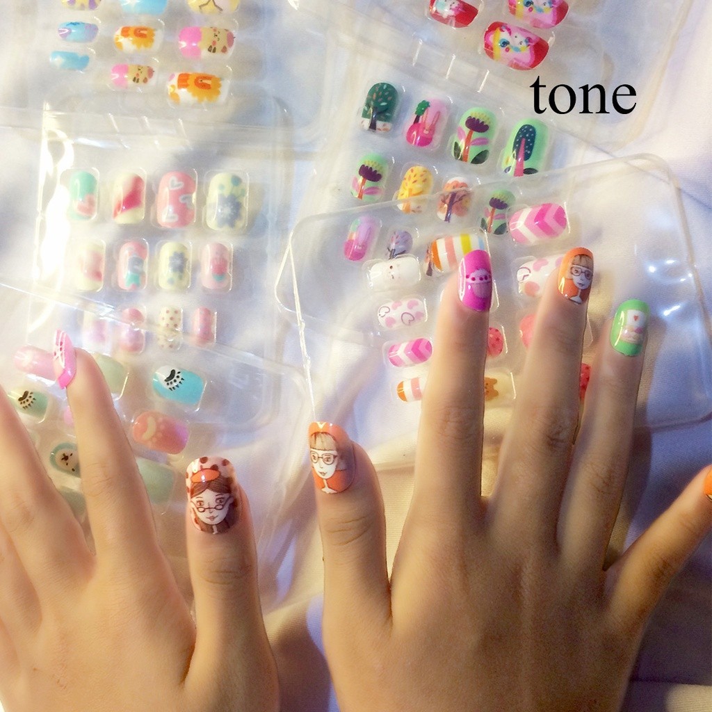 Kuku Palsu Anak | Fake Nails Kids Premium | Kuku Palsu Anak Include Lem