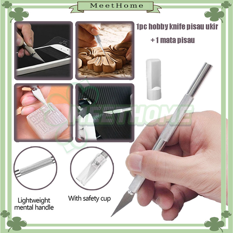 

1Pc Hobby Knife Pisau Ukir/Hobby knife Set/Pisau Bonsai Sayat Ukir/Cutter Hobby Crafting Art