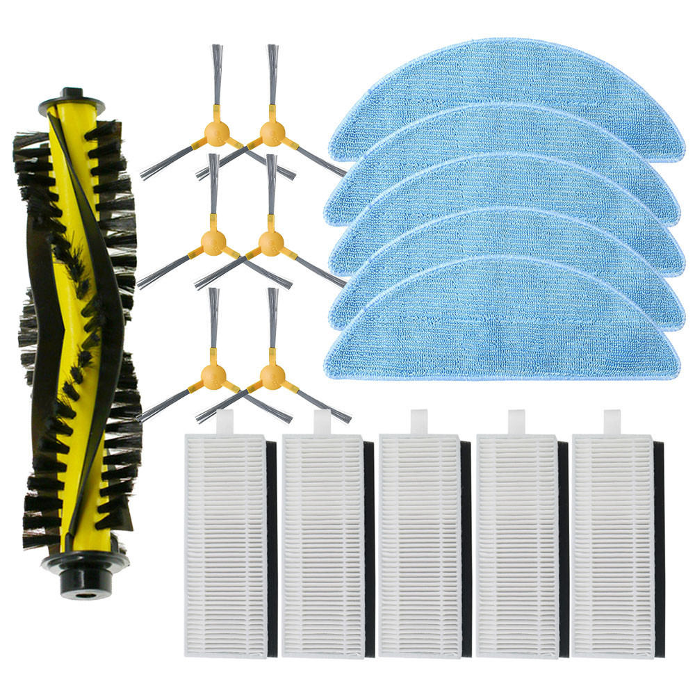 Side Brush+Filter+Mop+Roller Brush for Mamibot Exvac660 880 Robot Vacuum Cleaner Accessory Replaceme