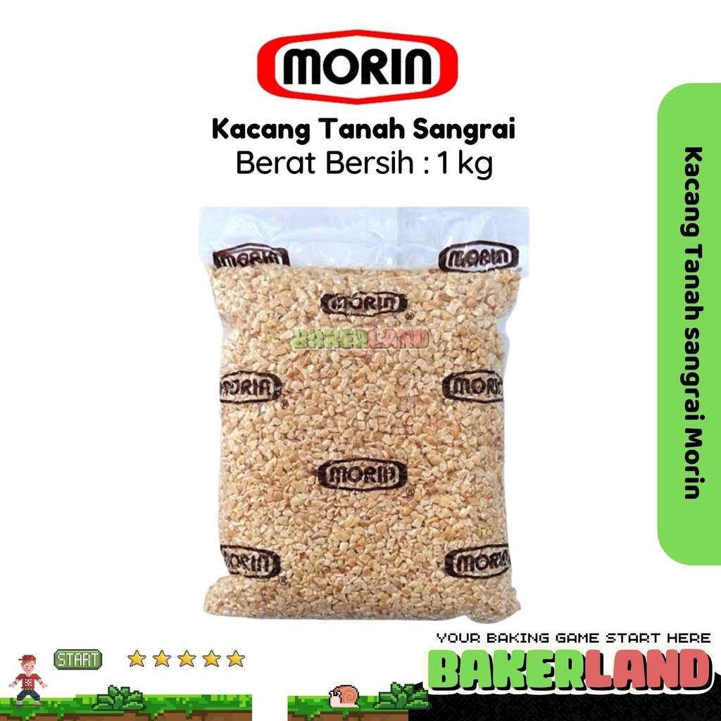 

Morin Kacang Tanah sangrai / Kacang Tanah Sangrai 1kg / Kacang Toping / Kacang Tanah Cincang