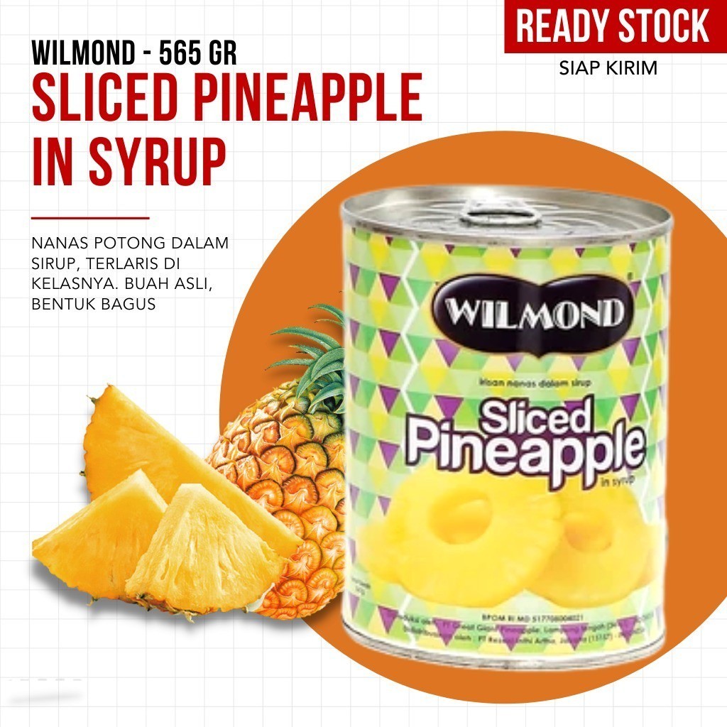 

WILMOND - Slice Pineapple in Syrup / Buah Nanas Potong 565 gr - TERMURAH