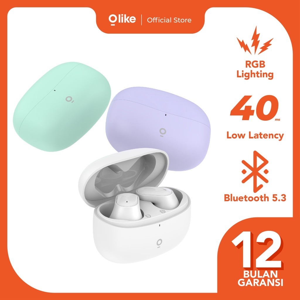 HEADSET TWS Olike Hero OH-T10F True Wireless Earphone TWS Macaron Long Lasting Battery