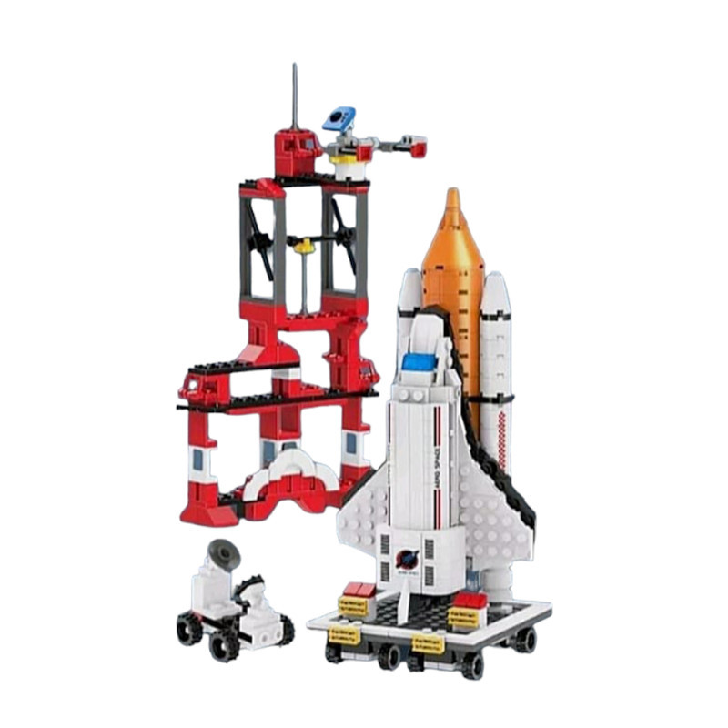 354pcs Brick Nano Block Space Adventure XJ-858 Bricks series astronot Jumbo size
