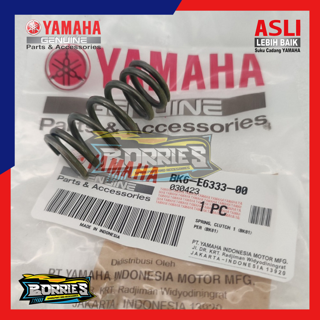 spring per rumah kampas kopling new R 15 R155 VVA V3 Mt 15 Vixion R XSR 155 BK6-E6333-00 ori Yamaha