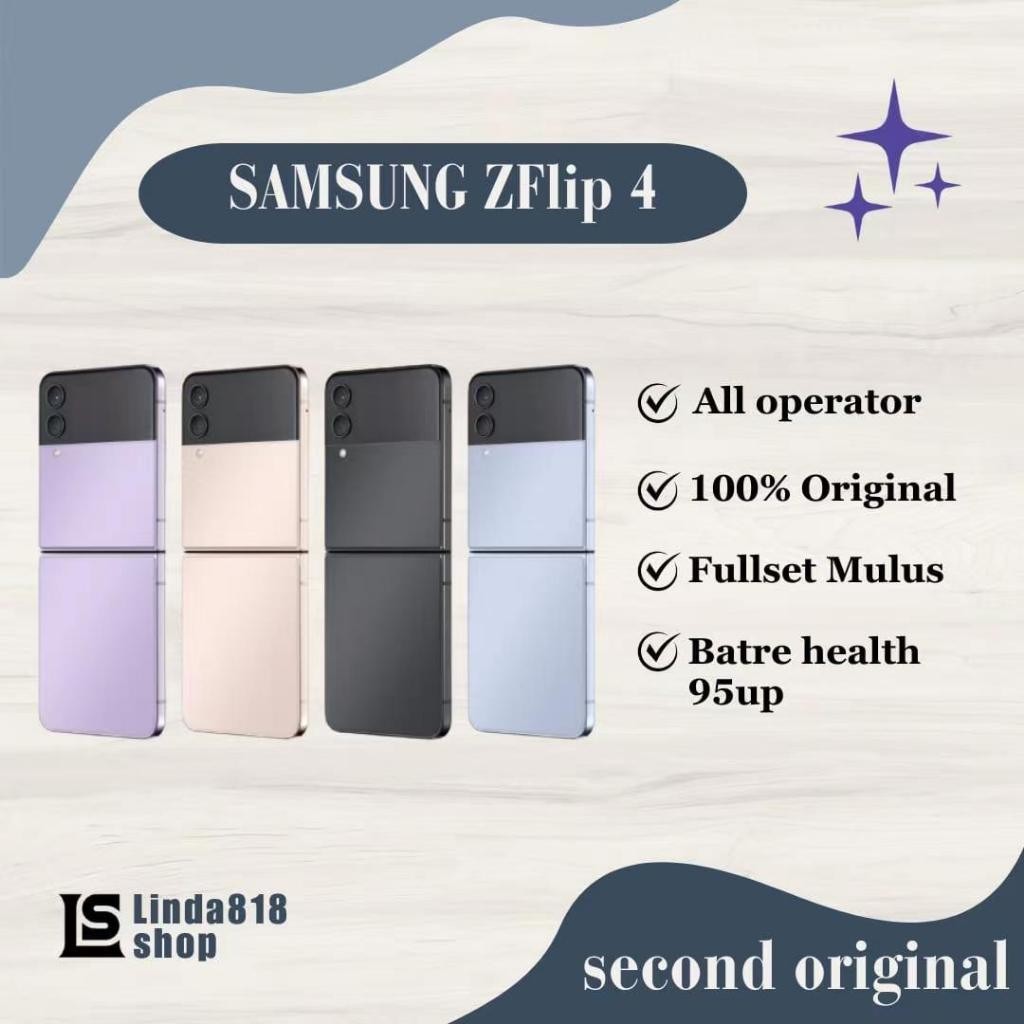 Samsung Galaxy Z Flip4 5G Second Original 8/512GB 8/256GB Like New