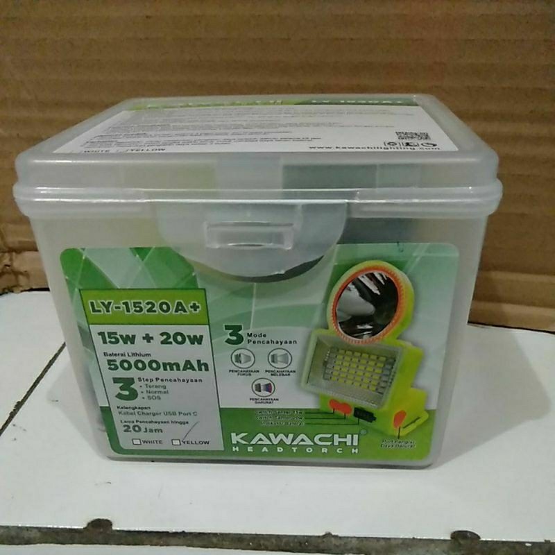 CUCI GUDANG senter kepala kawachi LY-1520A+