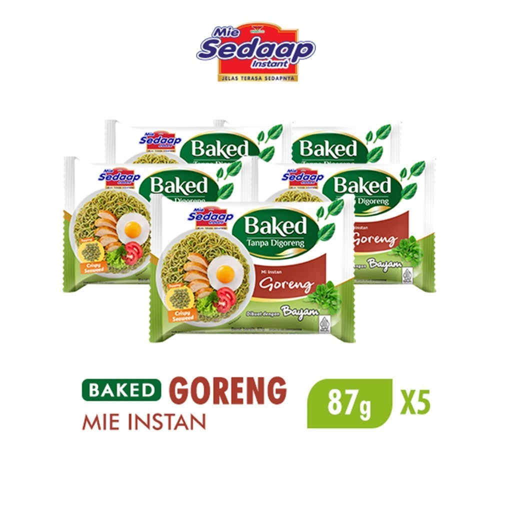 

Sedaap Baked Mie Instan Goreng 87g 5 Pcs