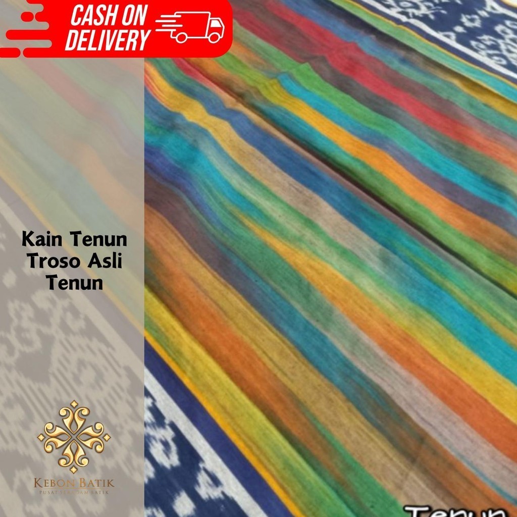 Kain Panjang tenun troso proses Tenun Bukan Printing 2405020001
