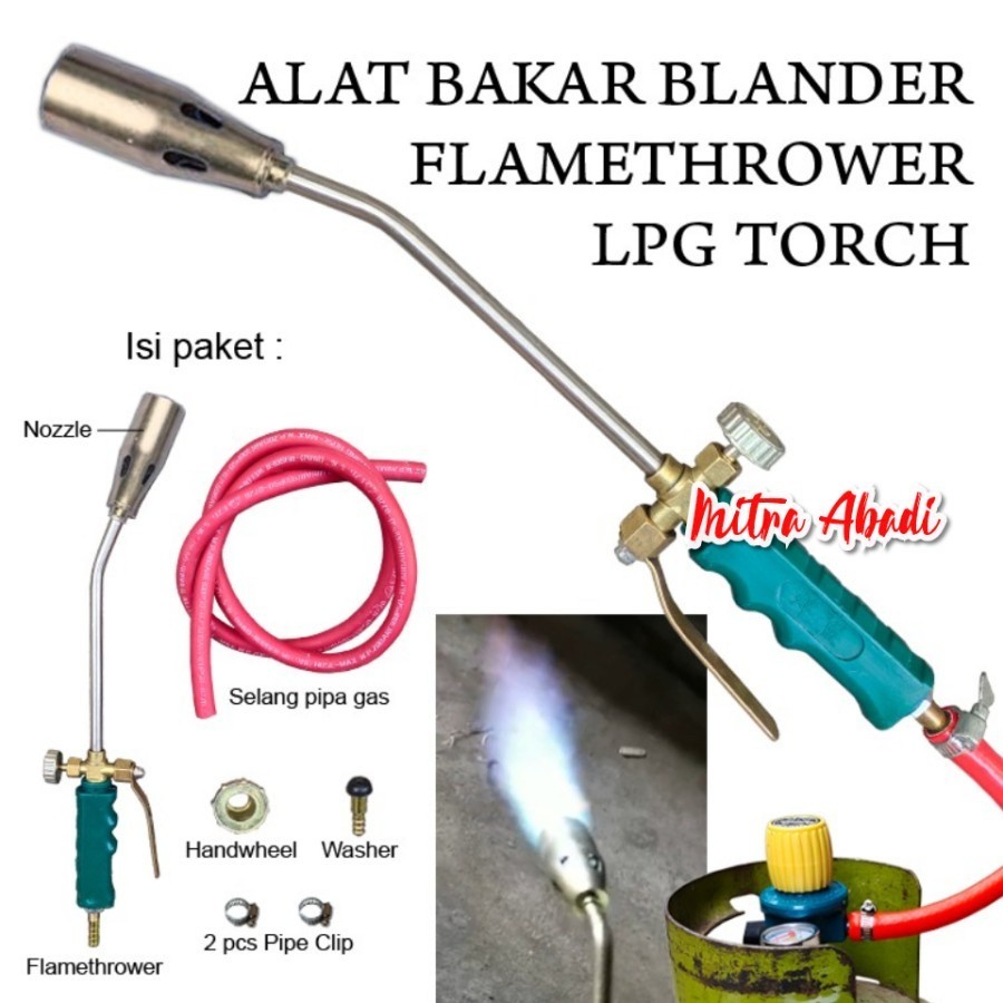 TR34ED Alat Bakar Blander Flamethrower LPG Heating Torch