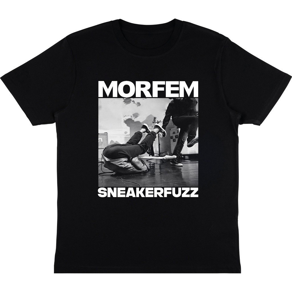 KAOS MORFEM - SNEAKERFUZZ | T-SHIRT BAND MORFEM | KAOS BAJU BAND HITAM MORFEM