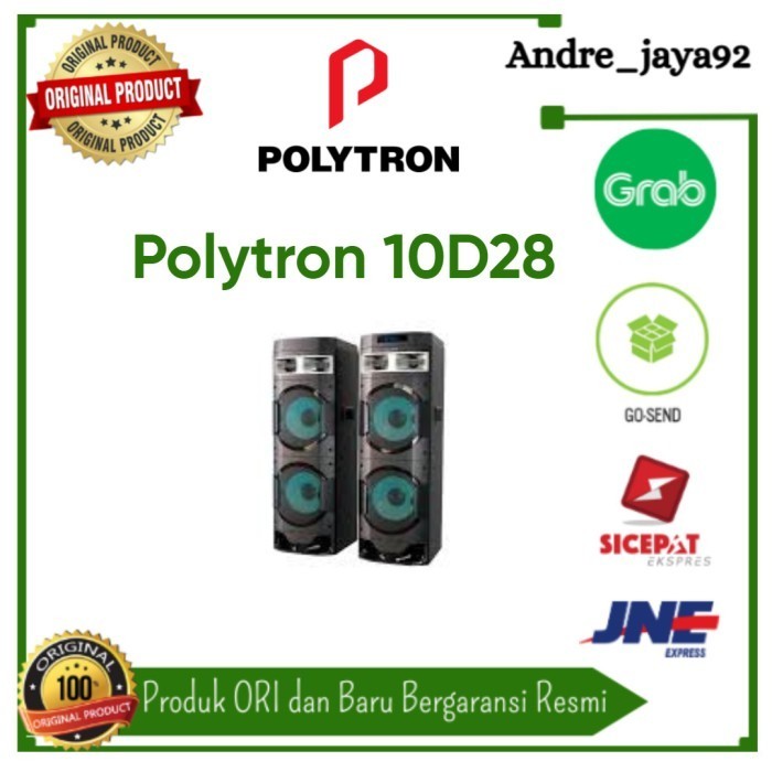 SPEAKER AKTIF POLYTRON PAS-10D28 / PAS10D28 , Bluetooth Speaker