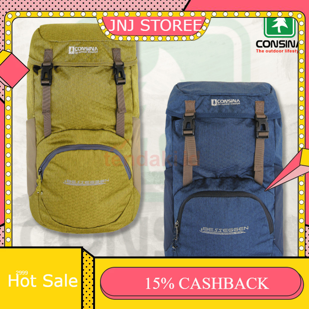 5.5 BIG SALE Tas Consina / Daypack Consina Besseggen 30 Liter / Tas Pria Wanita / Tas Sekolah Gocta 