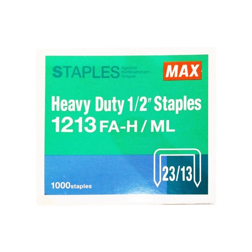 

Isi Staples Max 1213 Heavy Duty Stapler Penjilidan Max 1213