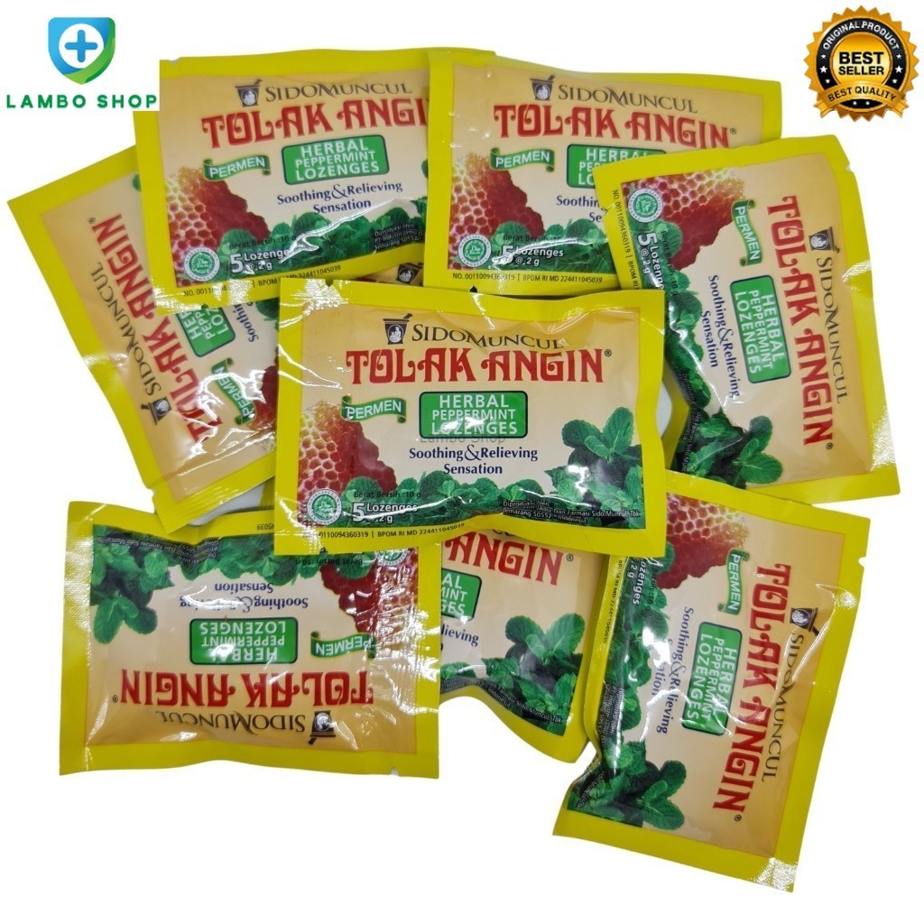 

Permen Tolak Angin Sido Muncul Eceran (SACHETAN isi 5 butir)