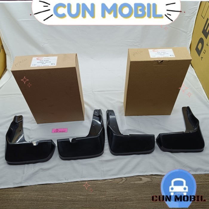 Mud guard karpet lumpur Avanza Xenia VVTi belakang Veloz harga per set - DEPAN BELAKANG CUN MOBIL
