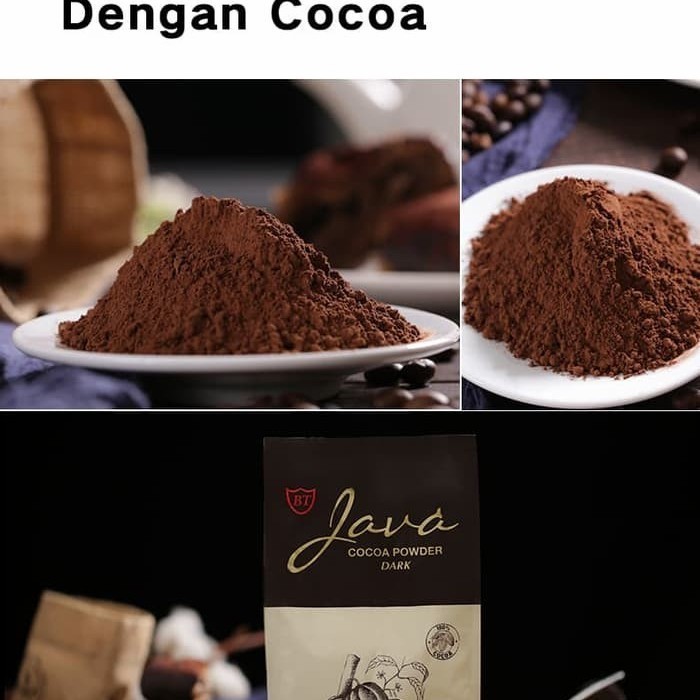 

Oh!JAVA DARK Cocoa Powder 1000g Dark Chocolate| ASLI (Bukan Repack)
