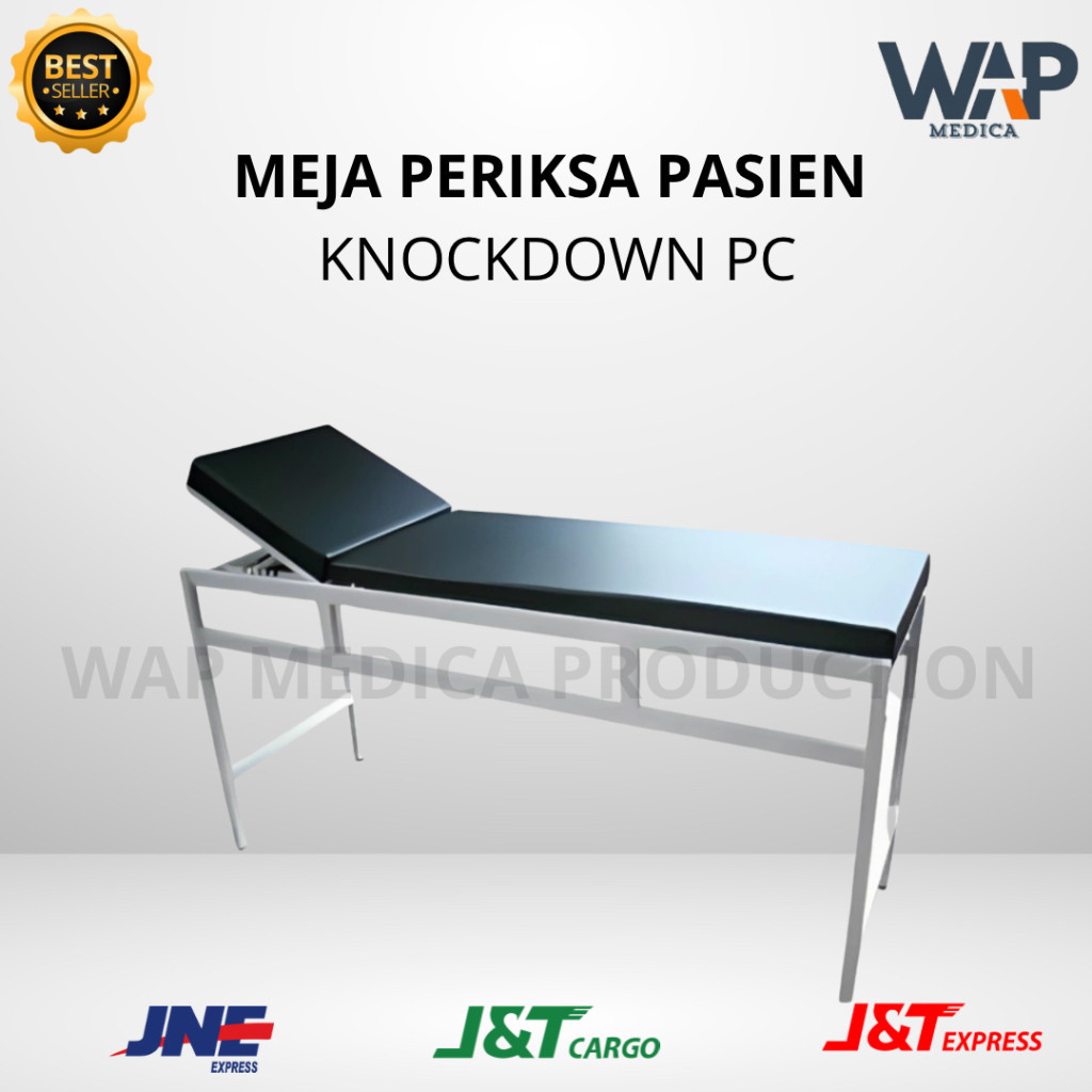 MEJA PERIKSA KNOCKDOWN PC HOLLOW | MP PASIEN HOLLOW BESI KNOCKDOWN