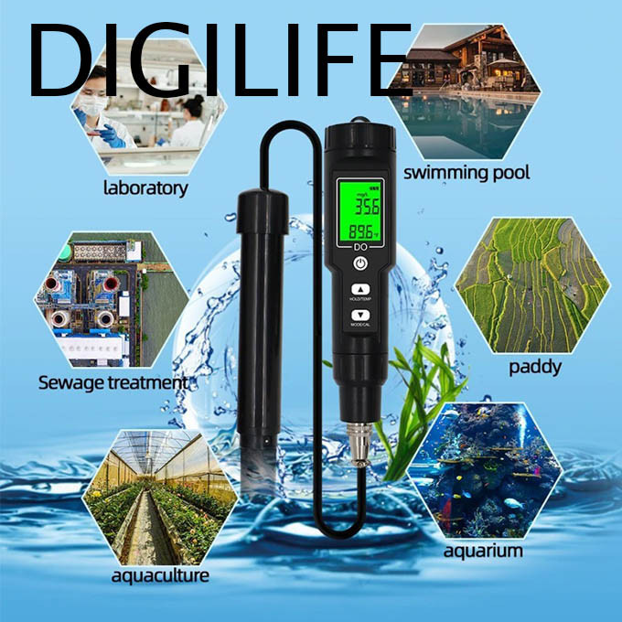 Dissolved Oxygen Tester DO9100 DO Meter Oksigen Water Analyzer Air Disolved Quality O2 DO-9100 Larut
