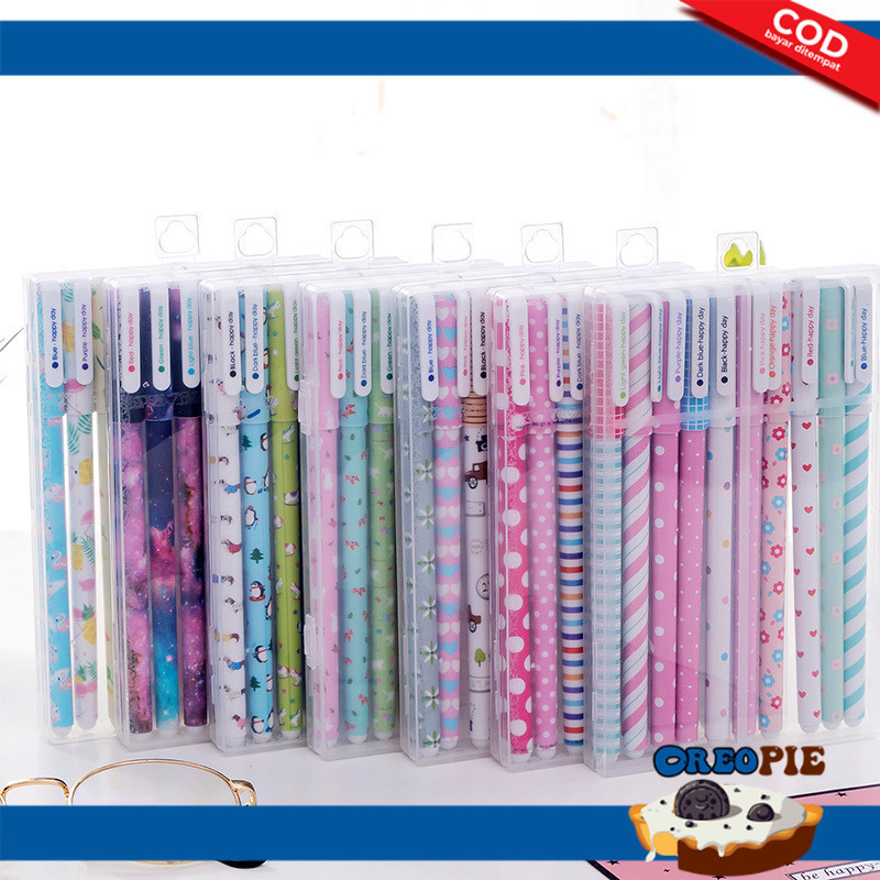 

Oreo Pie Pulpen Gel Set Warna Warni 10IN1 Pena Cair Motif Karakter / Pena Korea Color Pen Souvenir Set Alat Tulis Sekolah dan Kantor Import A54