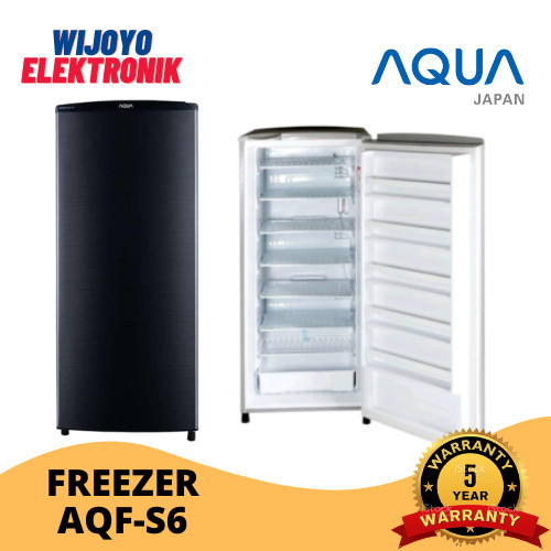 Promo Freezer 6 Rak Sanyo Aqua AQF S6