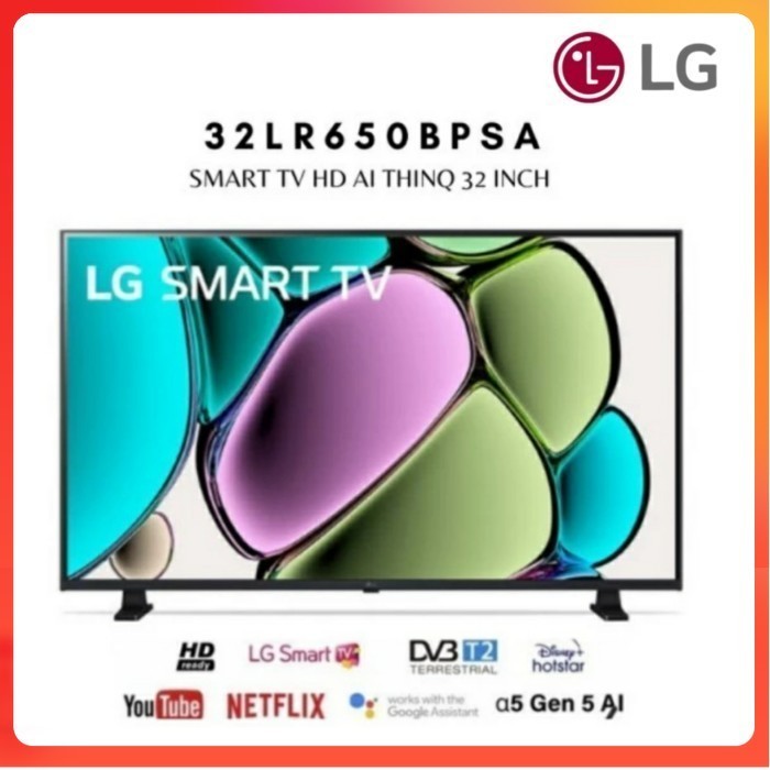 LG 32LR650 / 32LR650BPSA SMART TV 32 inch LG Smart TV HD ThinQ LR65