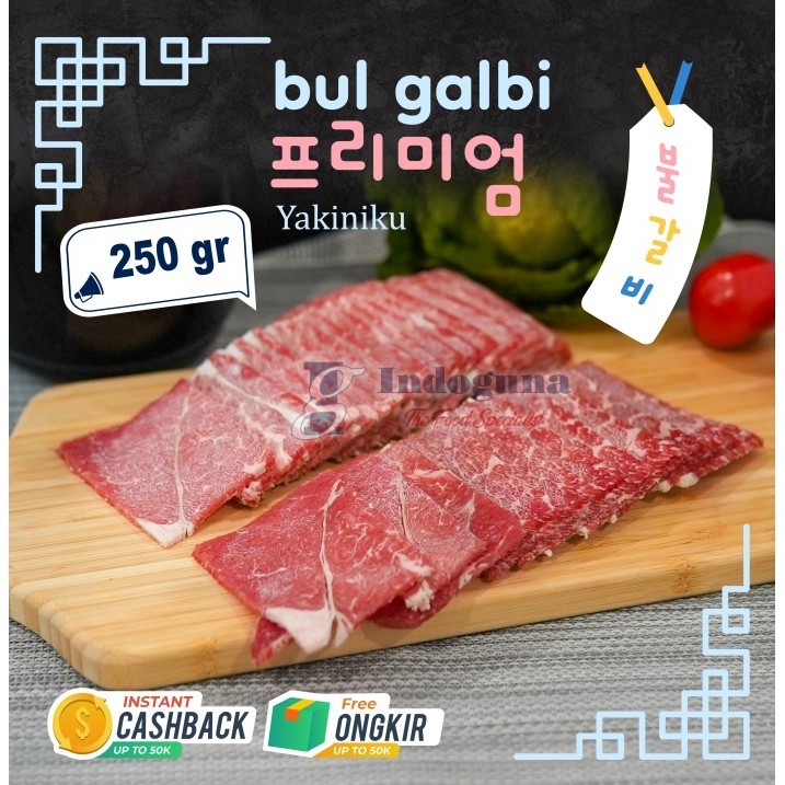 

Premium Beef Bul Galbi Cut Yakiniku 250gr