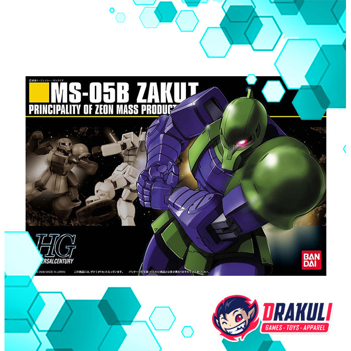 BANDAI Plamo HGUC MS-05B Zaku I