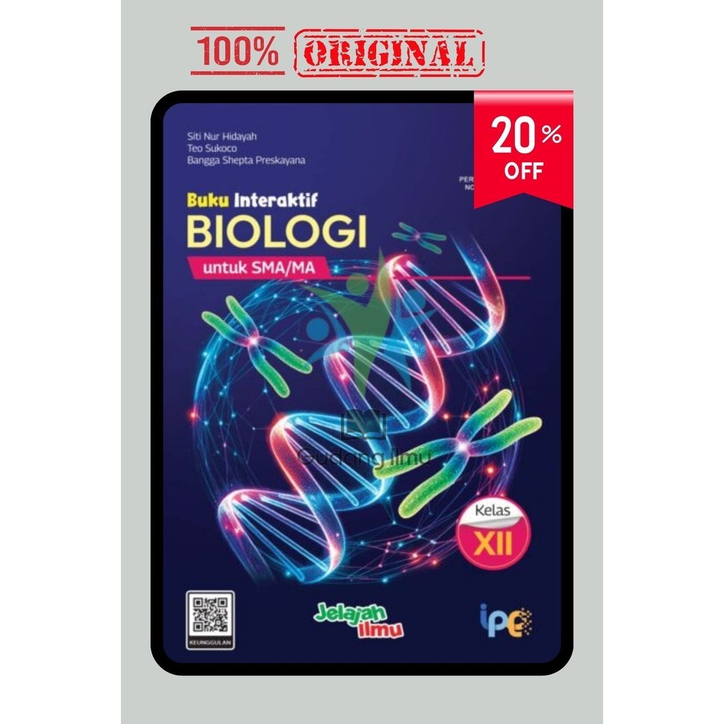 Buku Paket Interaktif BIOLOGI Kelas 12/XII SMA/MA Kurikulum Merdeka Intan pariwara Tahun 2024