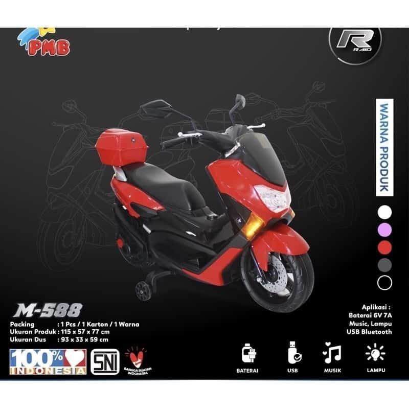 MOTOR AKI Anak PMB M588 RAID Nmax M 588 MURAH KREDIT CICILAN SURABAYA