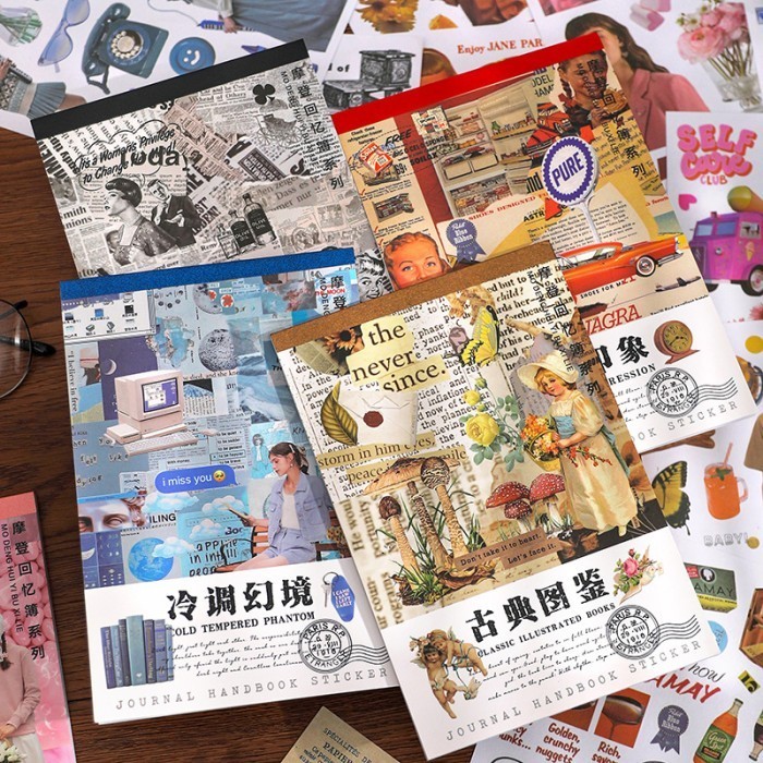 

Buku Sticker Isi 20 Lembar Gwiyeo Journal Scrapbook Stiker DIY MODERN STYLE Stiker Book Aesthetic