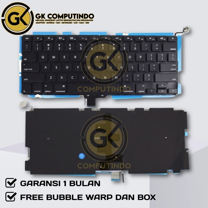 Keyboard Apple MacBook Pro 13" A1278 2009-2012 US With Backlight