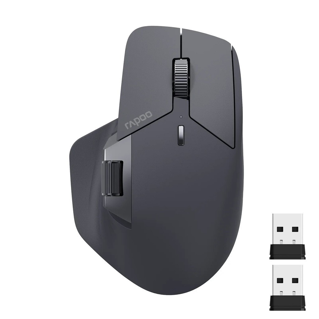 Rapoo Mouse nirkabel ergonomis, MT760L/MT760M Multi mode dapat diisi ulang 4000 DPI mendukung hingga