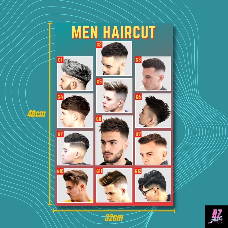 Poster Pangkas Rambut Poster Pangkas Rambut Pria Poster Barbershop Poster Pangkas Rambut Terbaru Pos
