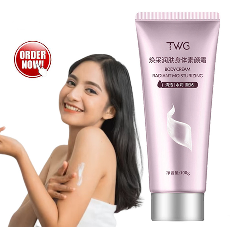 TWG Body Lotion Pemutih Tubuh Radiant Moisturizing Krim TWG Body Cream 100g