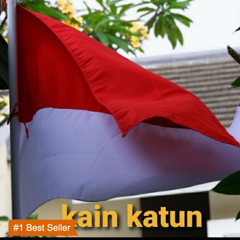 Bendera merah putih Bendera Indonesia kain katun